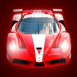 Ferrari rouge phares allum�s