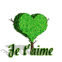 Arbre en forme de coeur "Je t'aime"