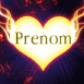 Coeur n�on enflamm�