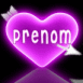 Coeur super n�on rose