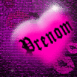 Coeur et l�vres n�on mauve