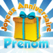Cadeau "Joyeux anniversaire!" bleu