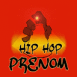 Bombe de peinture orange "Hip hop"