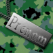 Plaque d'identification de l'arm�e
