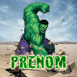 Hulk frappant le  sol