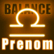 N�on zodiaque balance