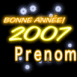 Bonne ann�e 2007