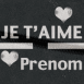 Bande routi�re "Je t'aime"