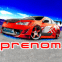Voiture rouge tun�e