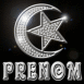 Croissant et �toile en diamant