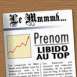 Couv' de Journal: "Pr�nom" Libido au top