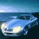 Mercedes SLR faisant des appels de phares