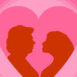 Couple dans un coeur
