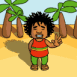 Rasta faisant un V