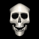 T�te de mort ricanante
