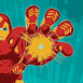 Iron Man en plein vol