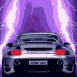 Porsche GT turbo d�marrant en trombe