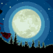 Sorci�re volant dans la nuit