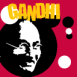 Gandhi apparaissant � l'�cran