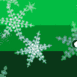 Papa No�l et flocons