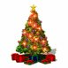Sapin de Noël clignotant
