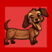 Chien tirant la langue