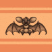 Chauve-souris battant des ailes