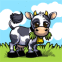 Vache dans un pr�