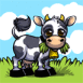 Vache dans un pr�