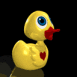 Canard en plastique tournoyant
