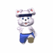 Lapin faisant de la course � pieds