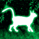 Chat n�on changeant de couleur