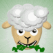 Mouton m�chant de l'herbe
