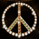 Pendentif peace'n love se balan�ant