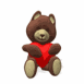 Ourson serrant un coeur