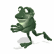 Grenouille se promenant