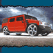 Hummer sous l'orage