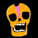 T�te de mort en morceaux