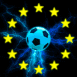 Etoiles CEE et ballon jettant des �clairs bleus