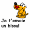 Chien "Je t'envoie un bisou"