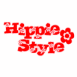 Van hippie fleuri
