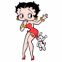 Betty Boop et un chiot