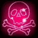 Cr�ne en strass rose scintillant