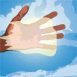 Application de cr�me solaire