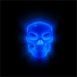 Cr�ne explosif n�on bleu