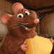 Ratatouille: Emile mangeant du fromage