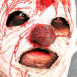 Portrait du clown zombie