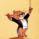 Jerry la souris en chef d'orchestre