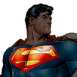 Superman sur fond blanc