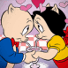 Porky Pig f�te la Saint-Valentin